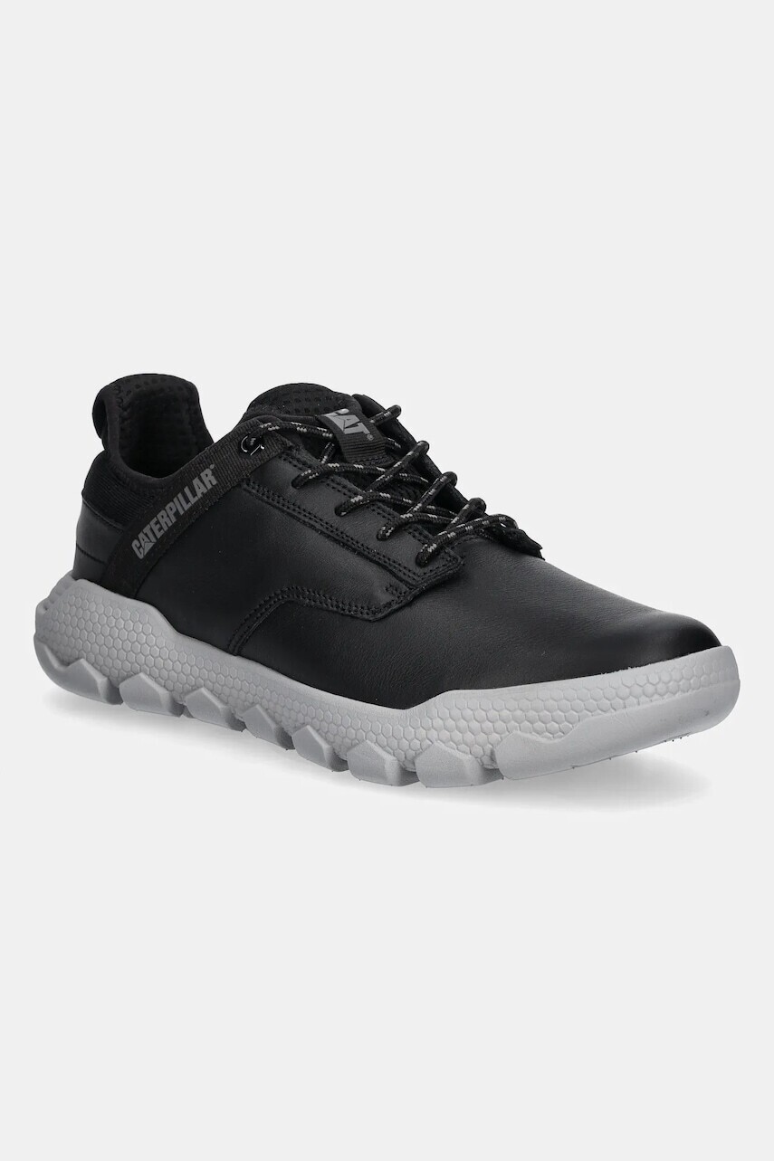 Kožené tenisky Caterpillar HEX LITE LEATHER čierna farba, P726319