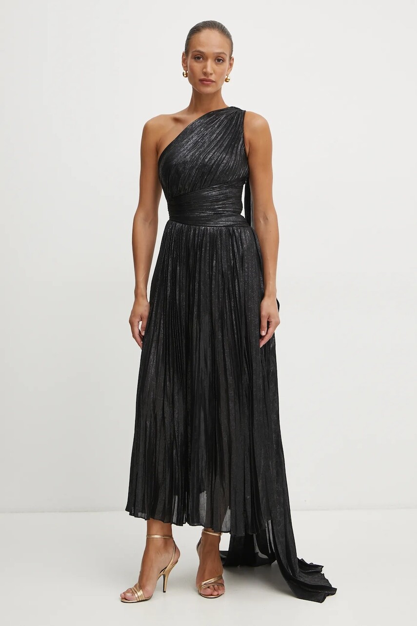 Šaty Marciano Guess STEPHANY čierna farba, maxi, áčkový strih, 5RGK80 7277A