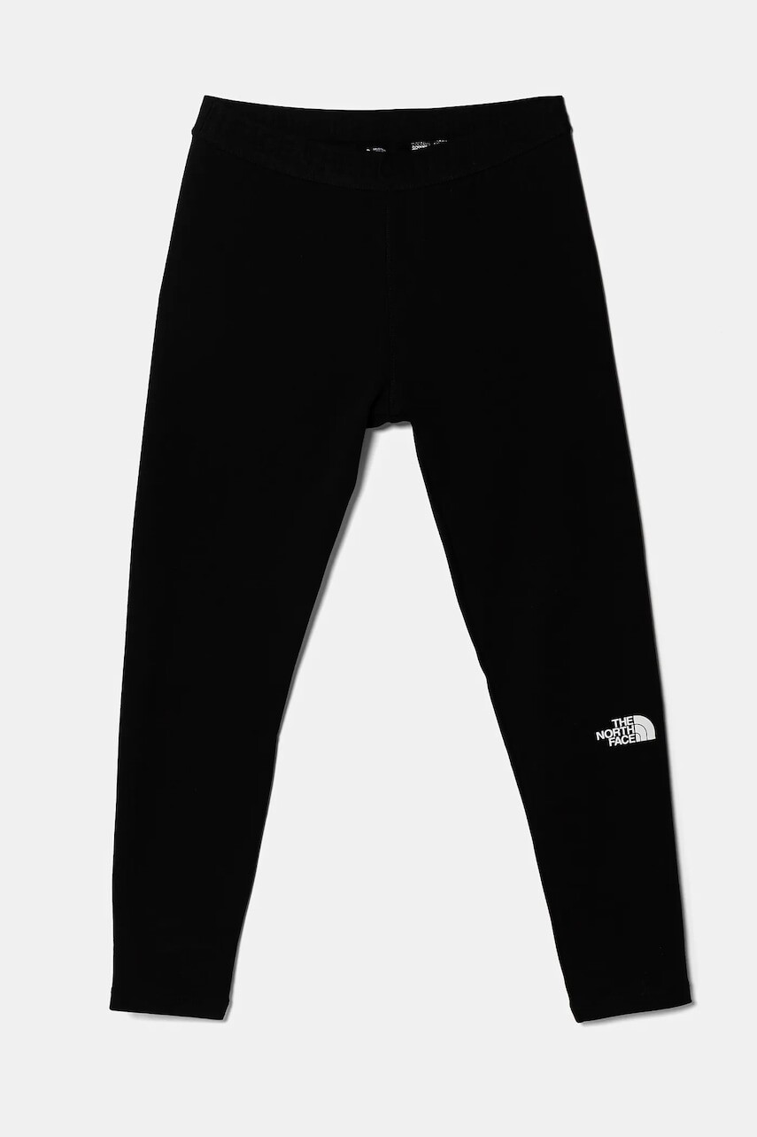 Detské legíny The North Face EVERYDAY LEGGINGS čierna farba, s potlačou, NF0A8BHQJK31