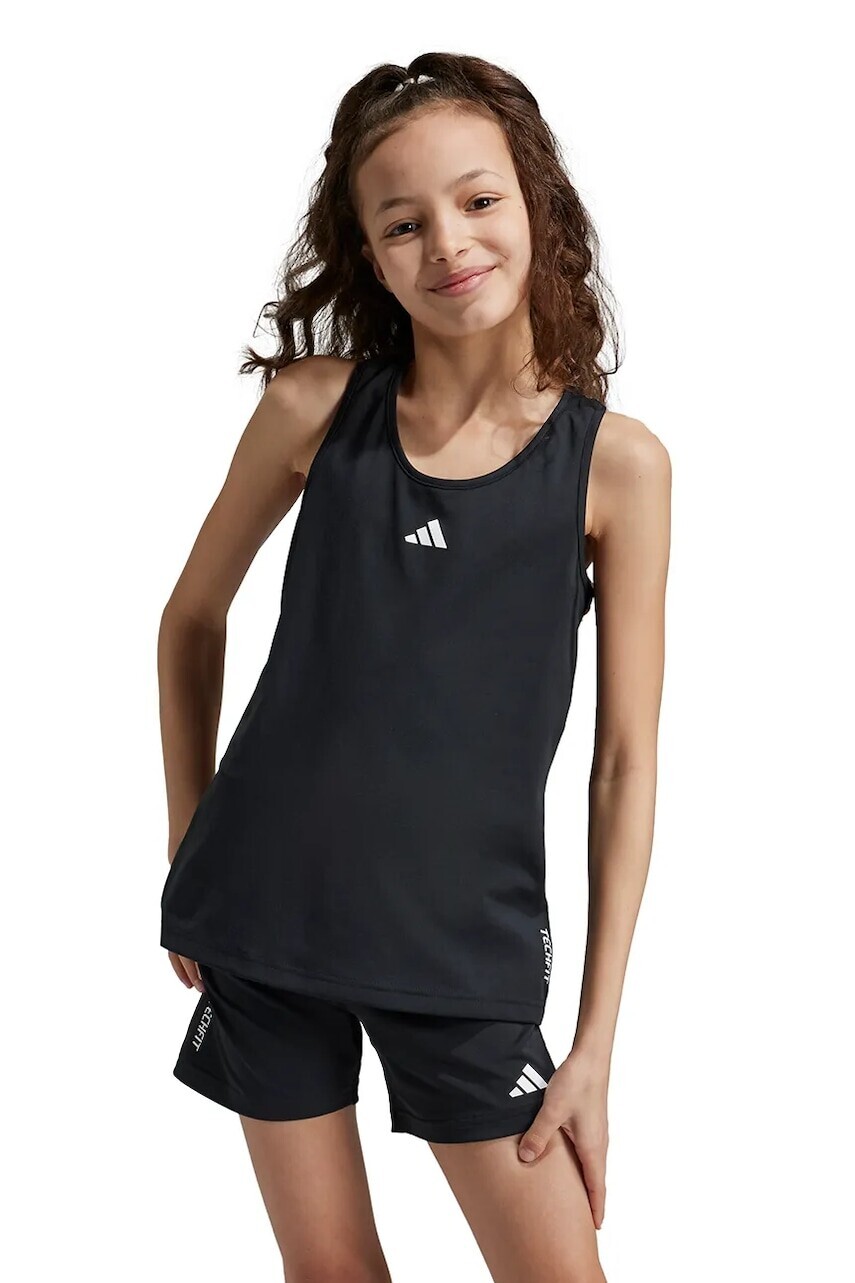 Detský top adidas čierna farba, IV9545