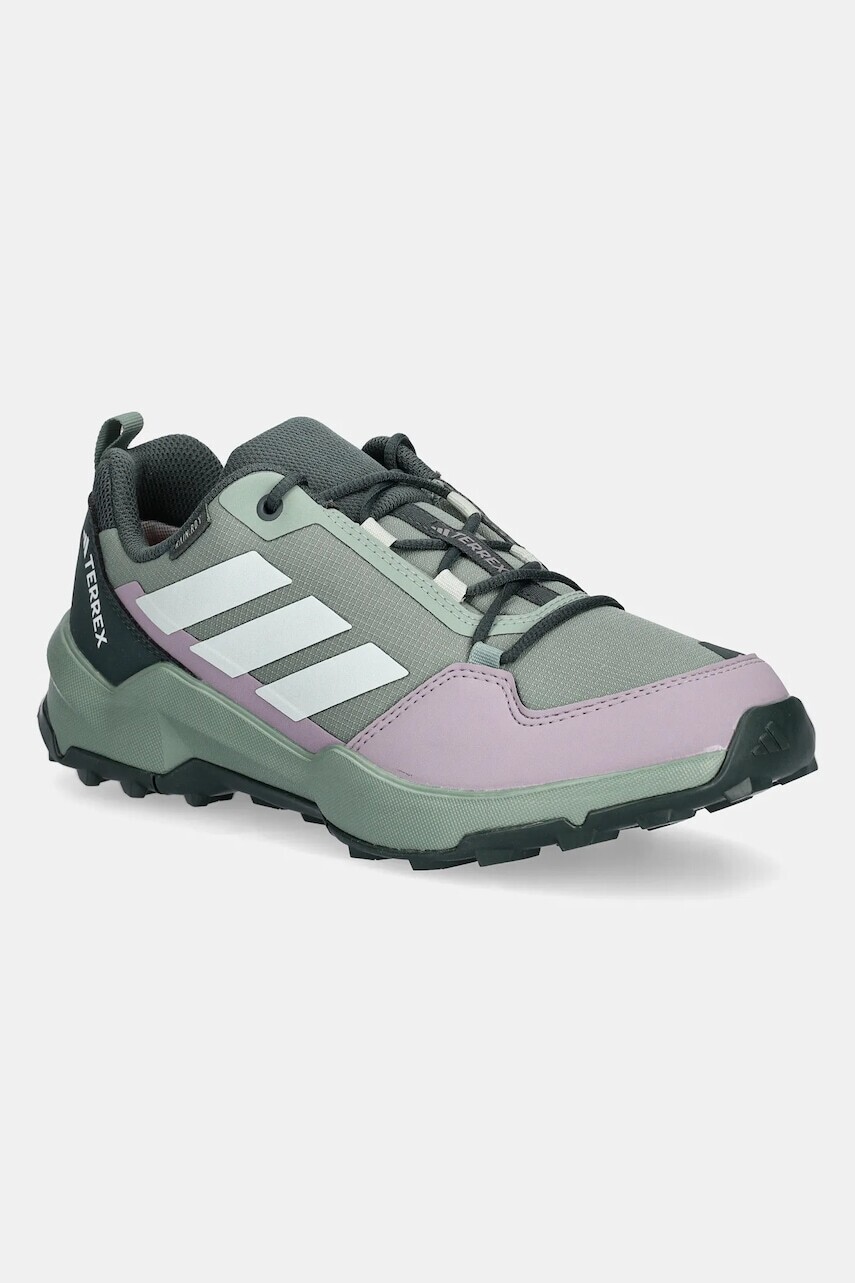 Detské topánky adidas TERREX TERREX AX4R R.RDY zelená farba, JQ4884