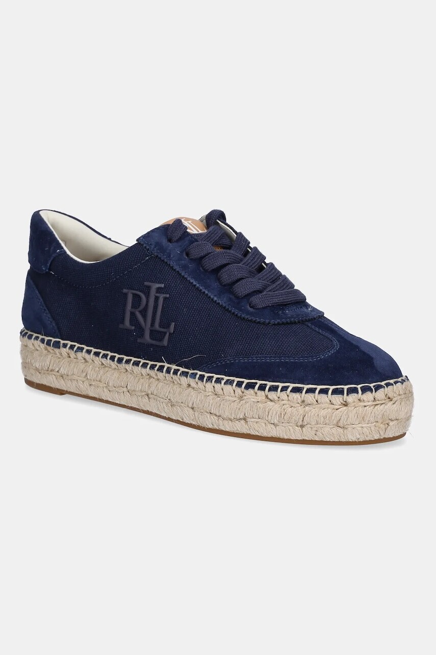 Tenisky Lauren Ralph Lauren Luize Snkr tmavomodrá farba, 802959231001
