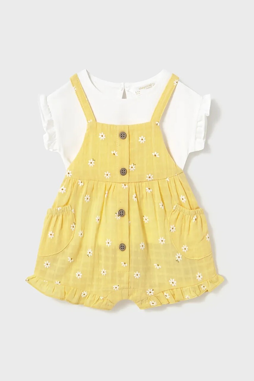 Sada pre bábätká Mayoral Newborn žltá farba, 1662