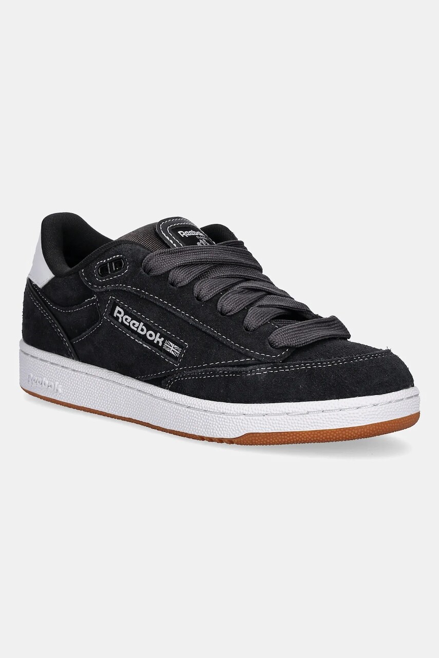 Semišové tenisky Reebok Classic CLUB C BULC CLN šedá farba, 100209033