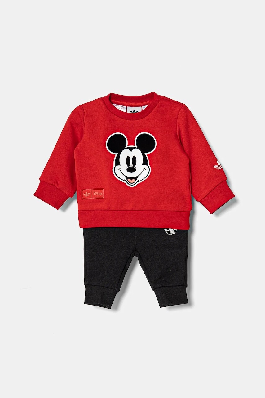 Detská tepláková súprava adidas Originals červená farba, JN7707