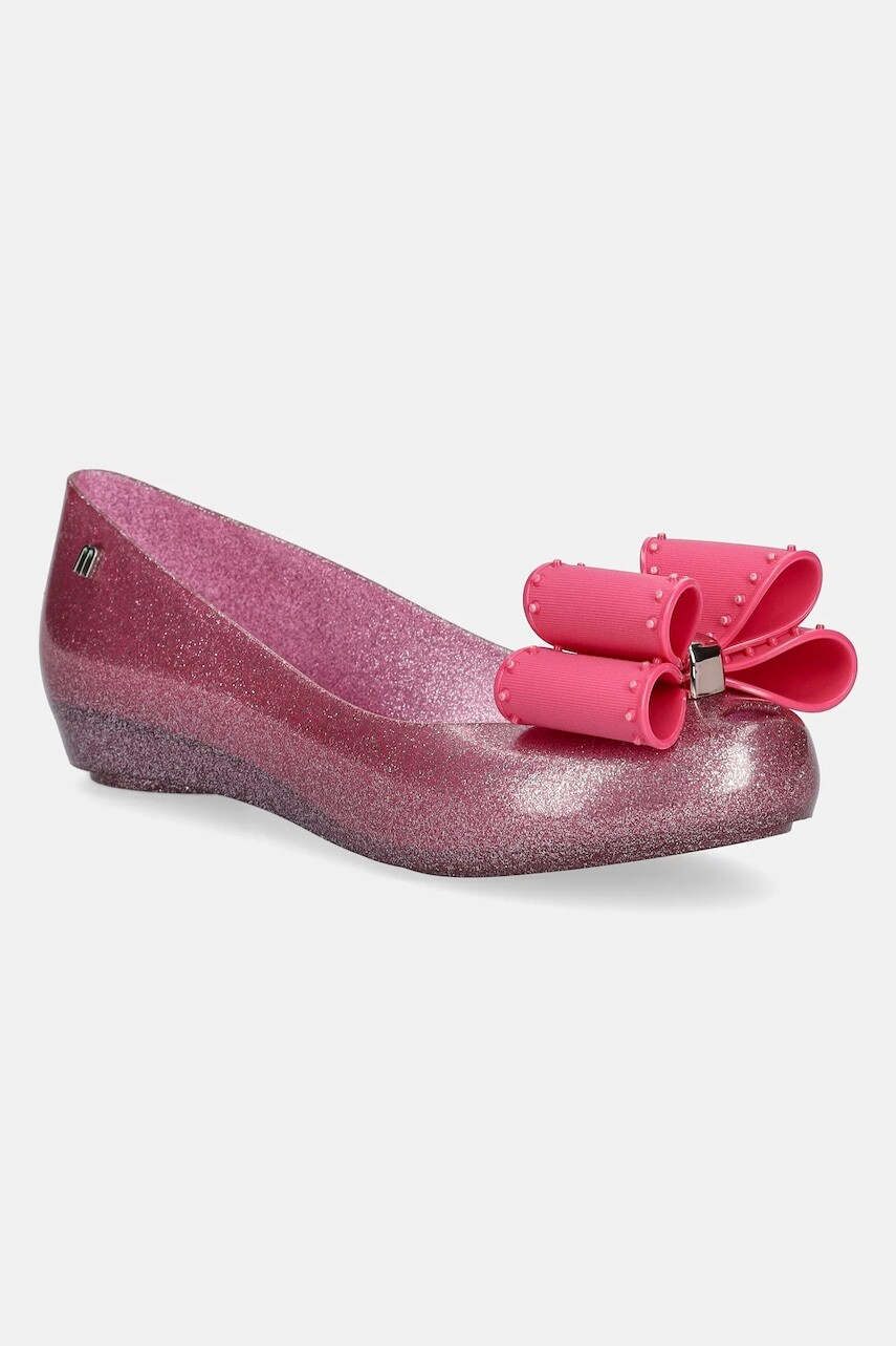Baleríny Melissa MELISSA ULTRAGIRL CLASSIC BOW AD ružová farba, M 35965.BC919