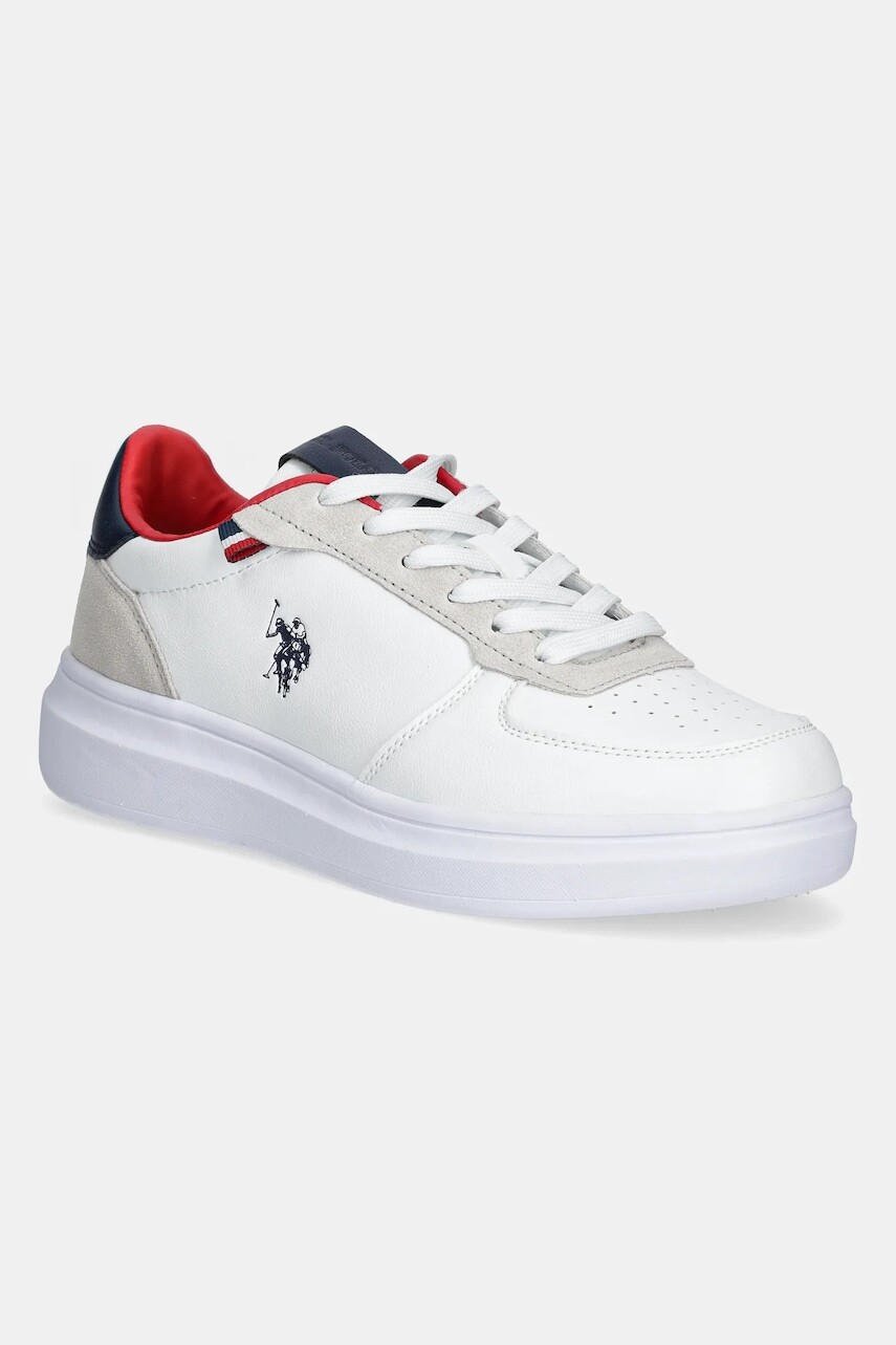 Tenisky U.S. Polo Assn. CODY pánske, biela farba, CODY009M/5YS1