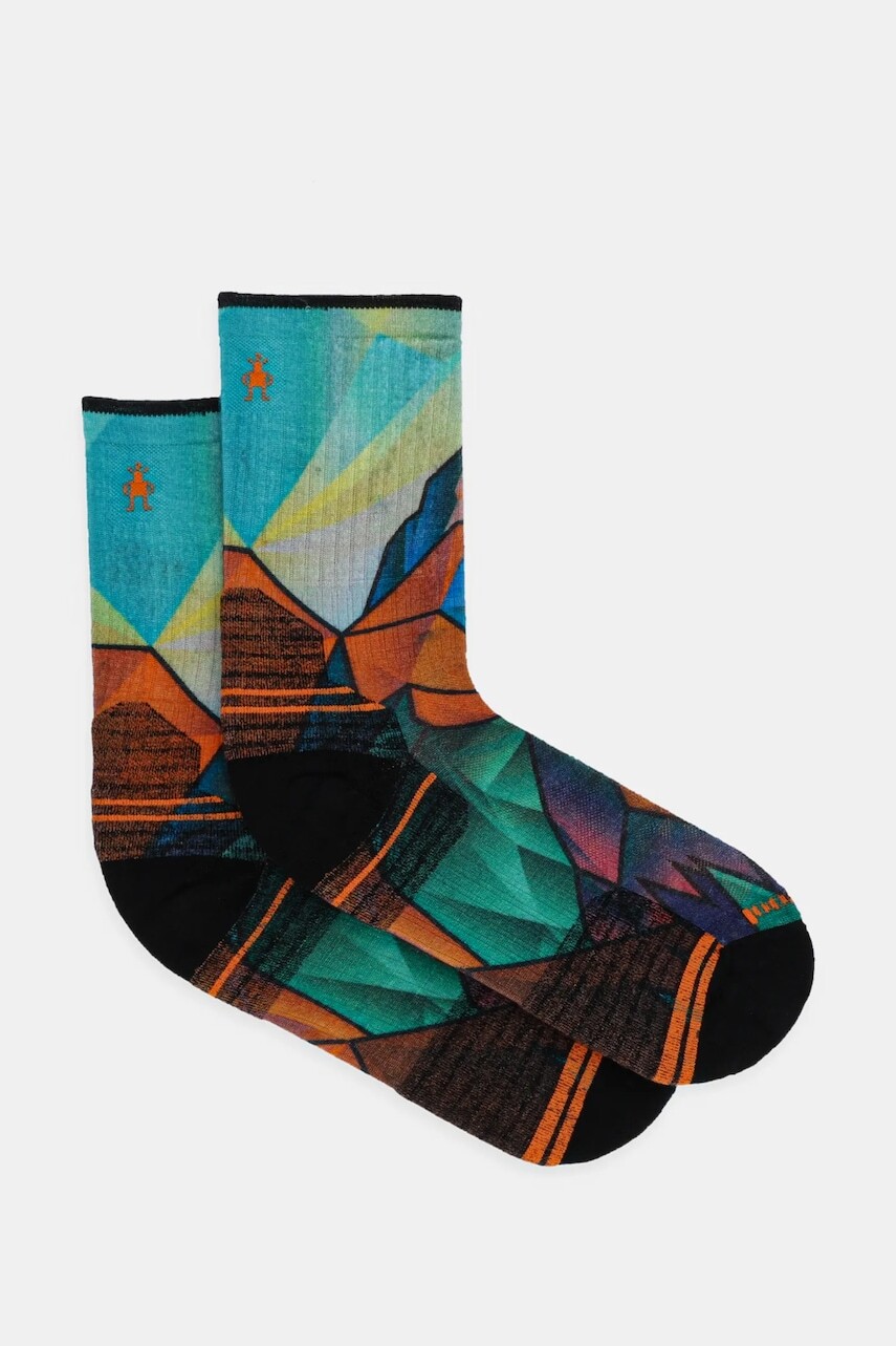 Ponožky Smartwool Hike Mountain Prism Print SW002688