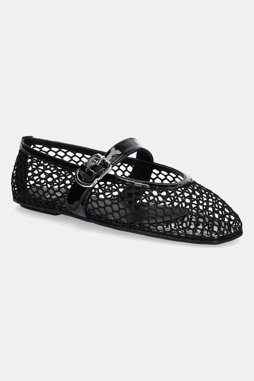 Baleríny Jeffrey Campbell Aerate čierna farba, JC-1704-1-1