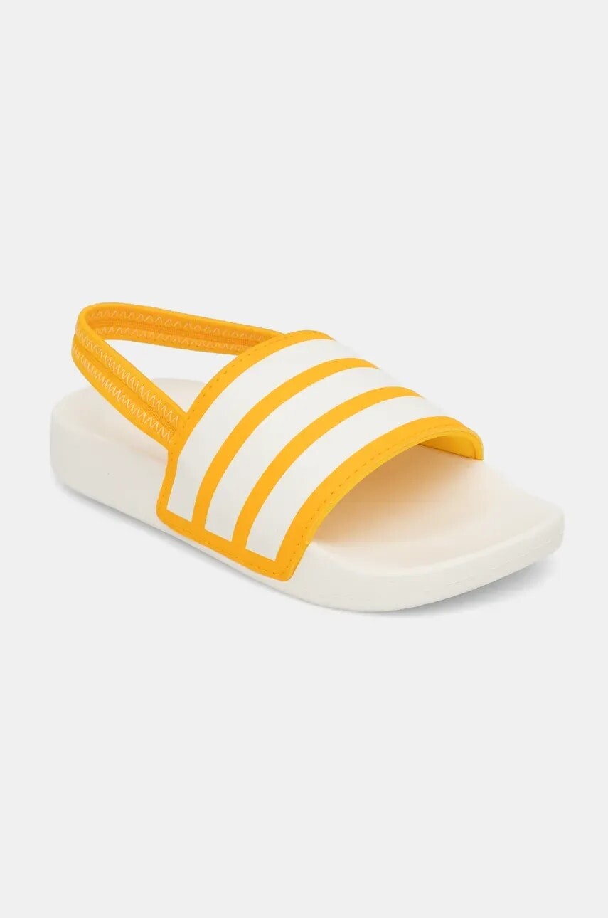 Detské šľapky adidas ADILETTE ESTRAP béžová farba, JR8354