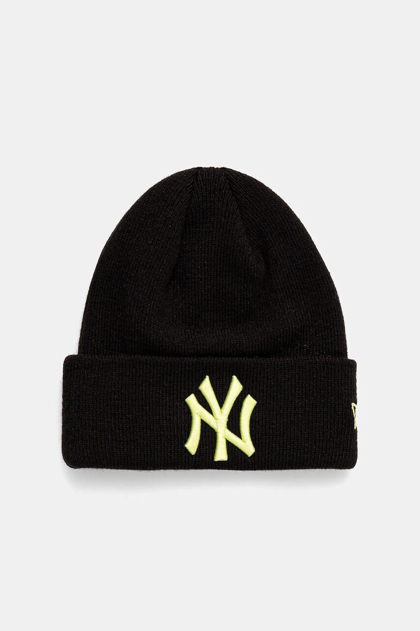 Detská čiapka New Era NEW YORK YANKEES čierna farba biela, 60565597