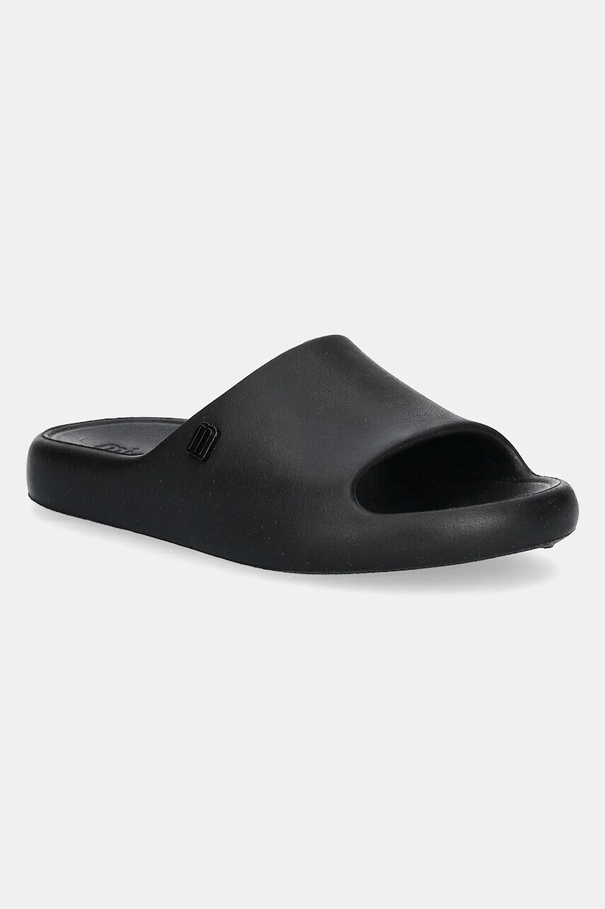 Detské šľapky Melissa FREE PRINT SLIDE čierna farba, M.35936