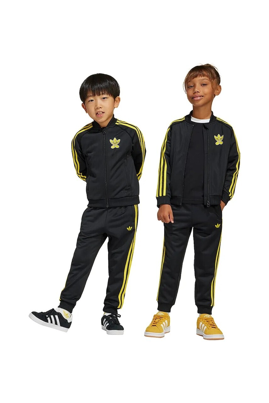 Detská tepláková súprava adidas Originals čierna farba, JD0450