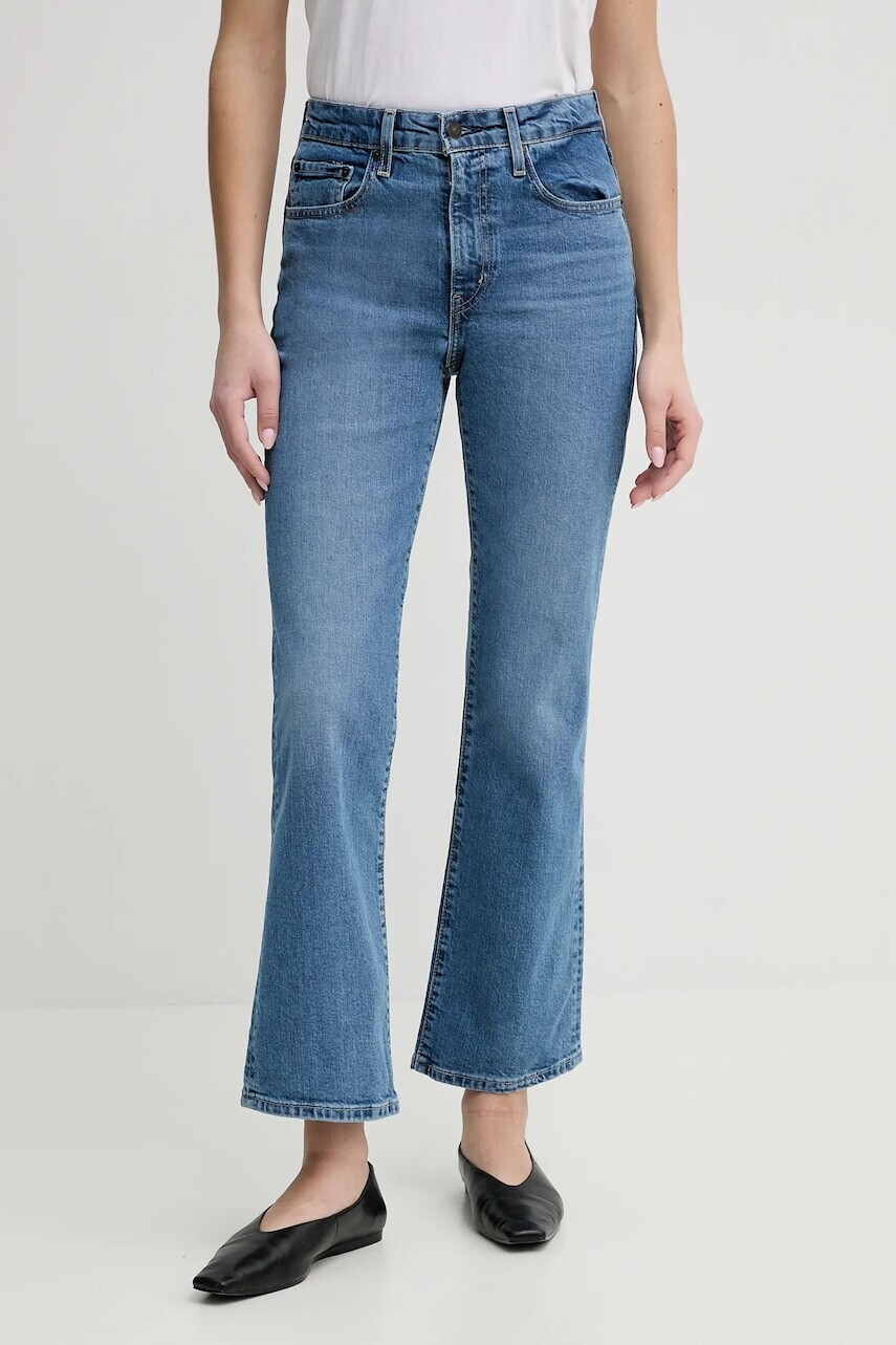 Rifle Levi's 725 AUTHENTIC KICK BOOT dámske, vysoký pás, 001W1