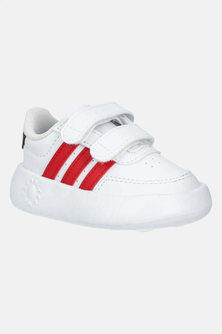 Detské tenisky adidas BREAKNET 2.0 biela farba, JH6678
