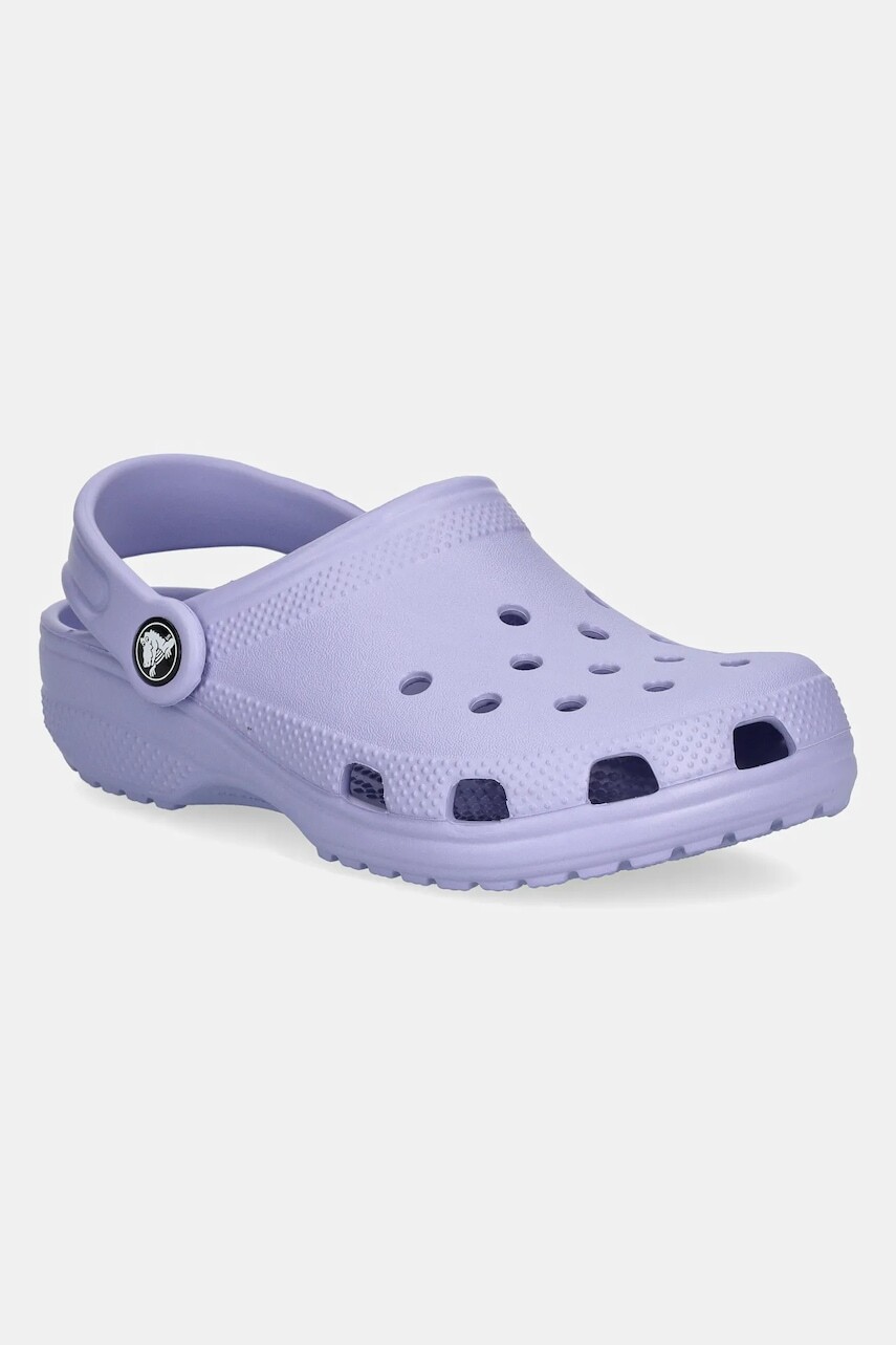 Detské šľapky Crocs fialová farba, 206991