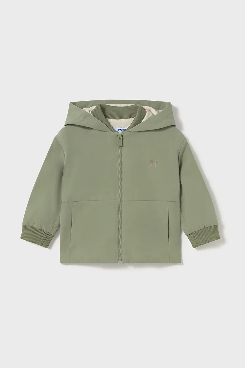 Detská bunda Mayoral zelená farba, 1477