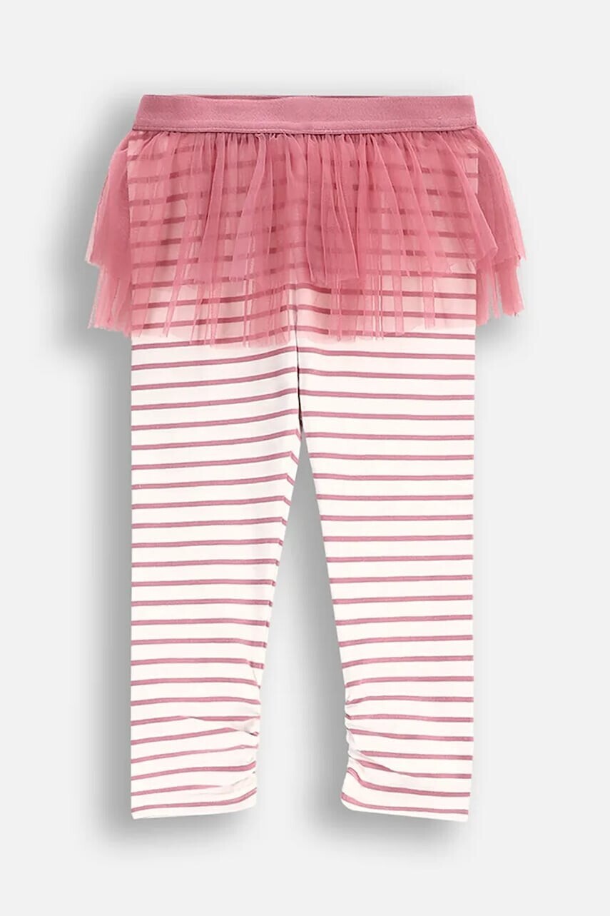 Legíny pre bábätká Coccodrillo ružová farba, vzorované, DREAM DIARIES GIRL NEWBORN