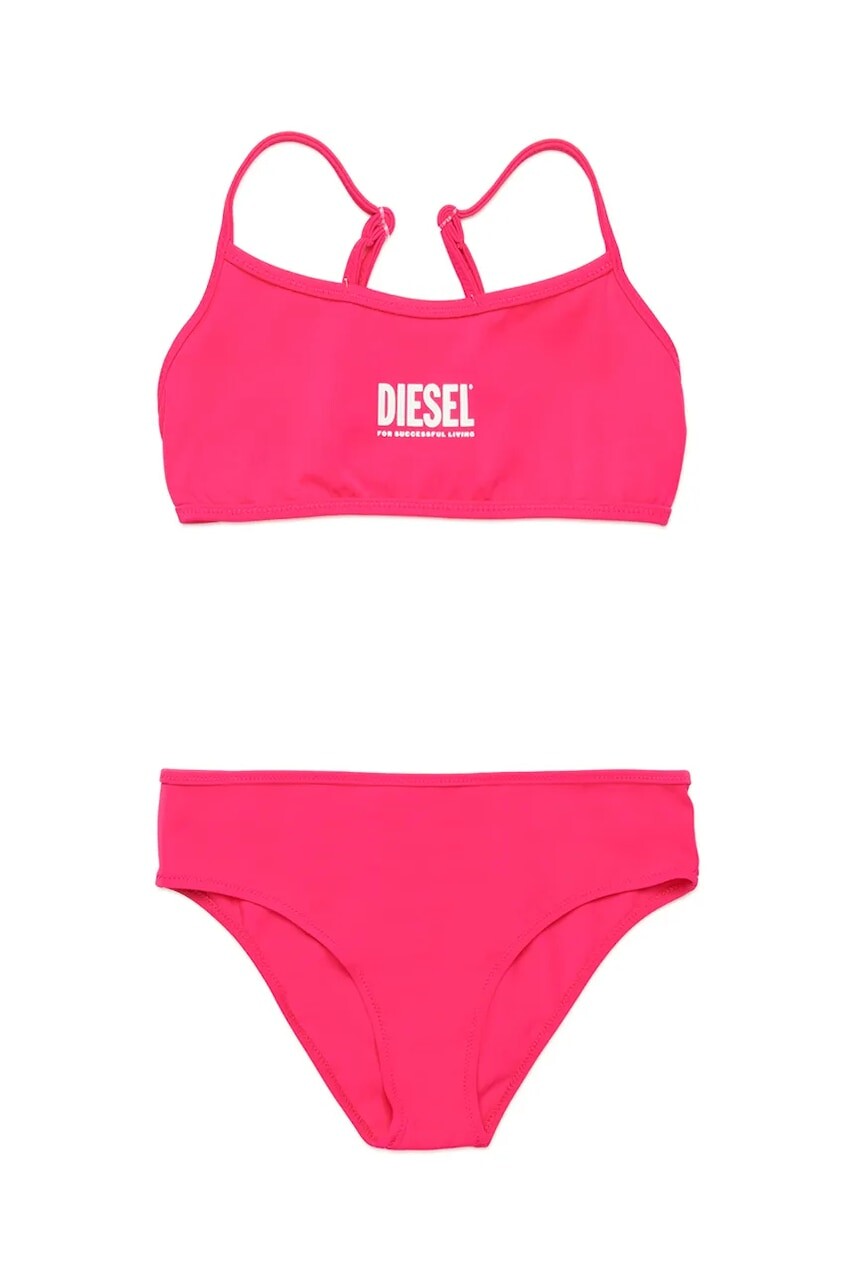 Dvojdielne detské plavky Diesel MNALAX SWIMSUIT ružová farba, J02297