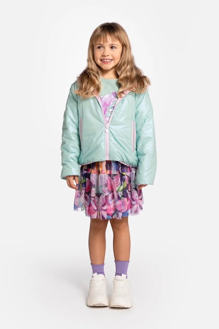 Dievčenská sukňa Coccodrillo viac farieb, mini, áčkový strih, COSMIC GIRL KIDS