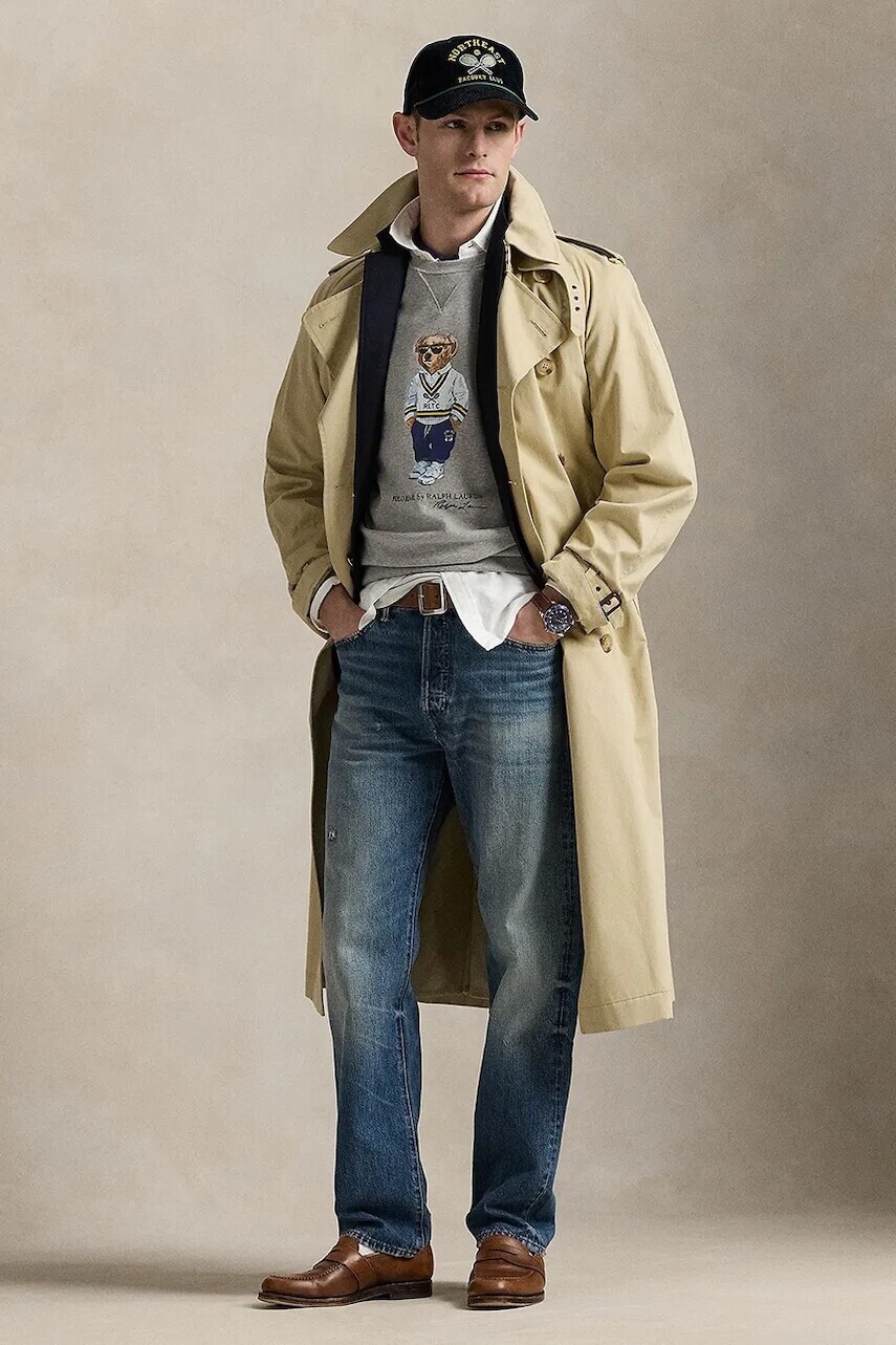 Bavlnené rifle Polo Ralph Lauren pánske, 710963075
