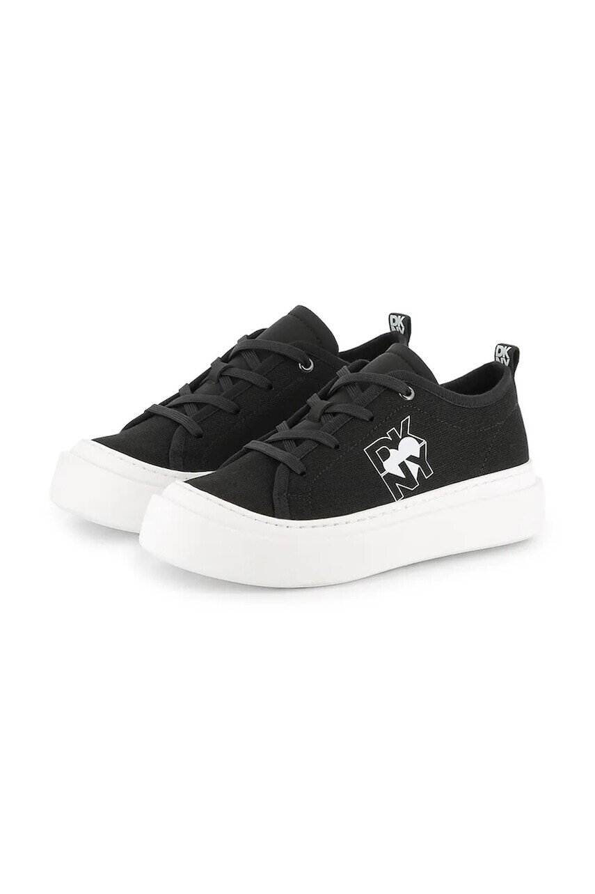Detské tenisky Dkny čierna farba, D62085