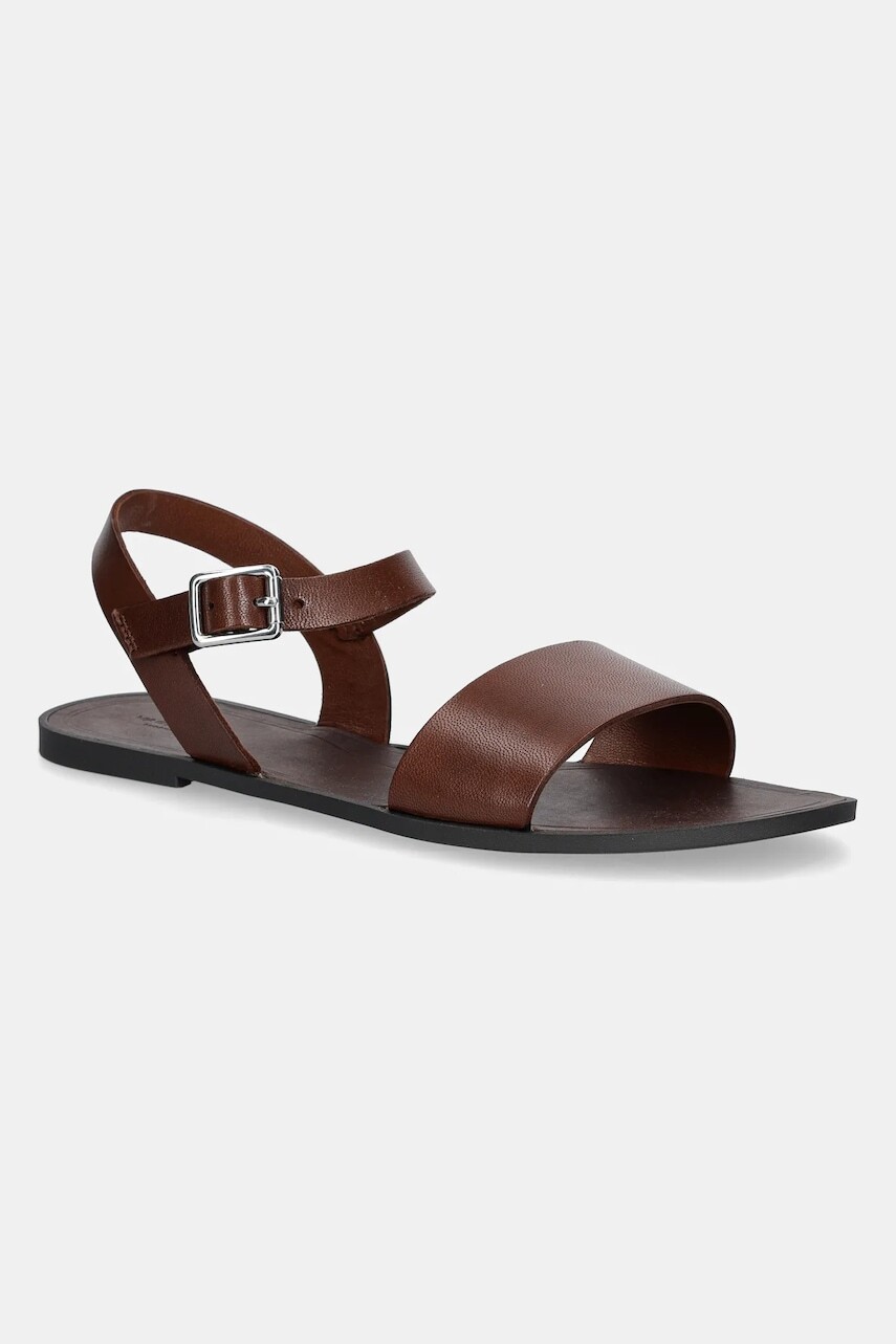 Kožené sandále Vagabond Shoemakers TIA 2.0 dámske, hnedá farba, 5931-101-27
