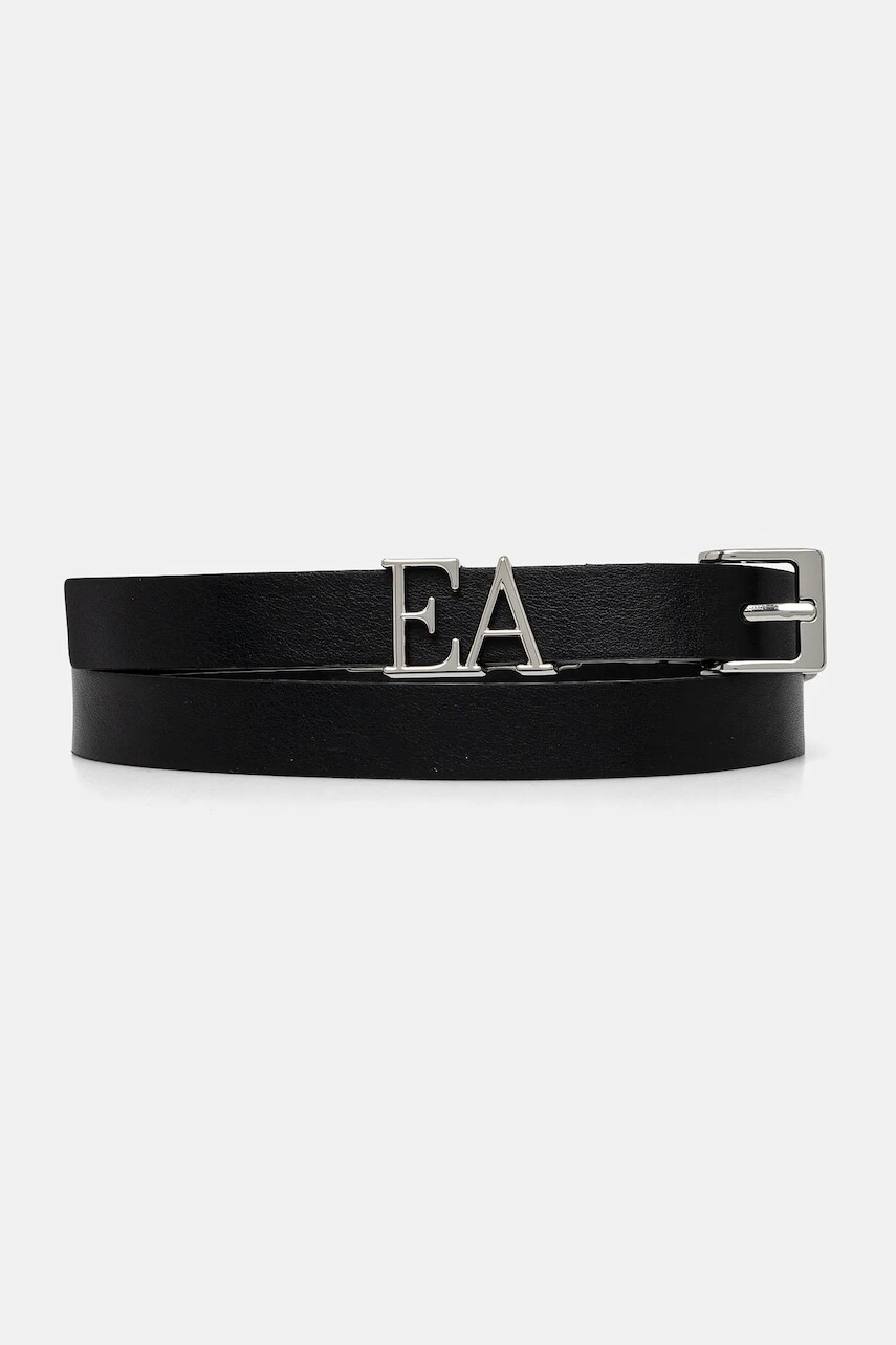Opasok Emporio Armani dámsky, čierna farba, EW002025 AF13383