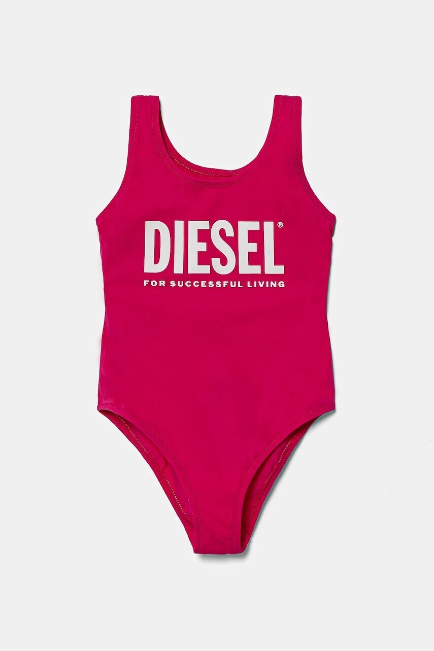 Jednodielne detské plavky Diesel MIATIS SWIMSUIT ružová farba, J02296