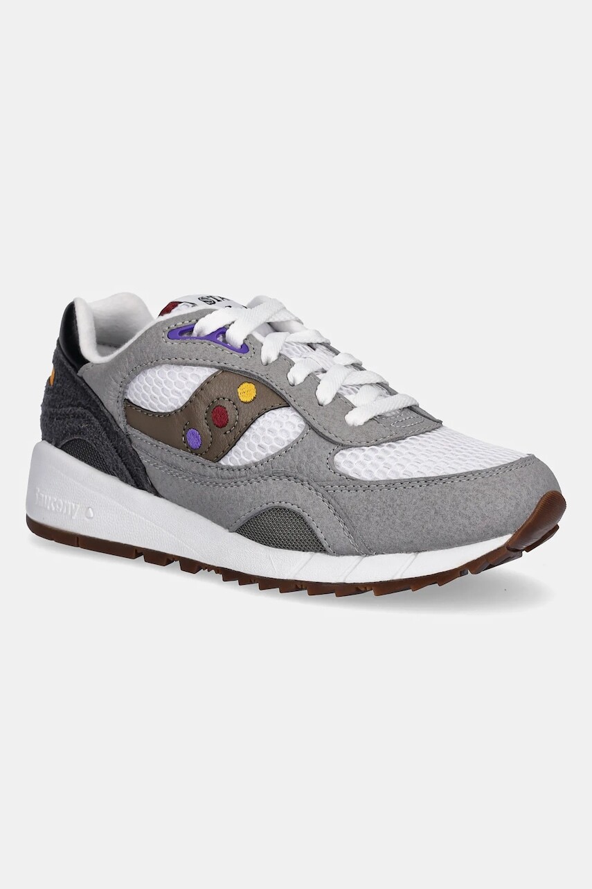 Kožené tenisky Saucony SHADOW 6000 dámske, šedá farba, S70903-3