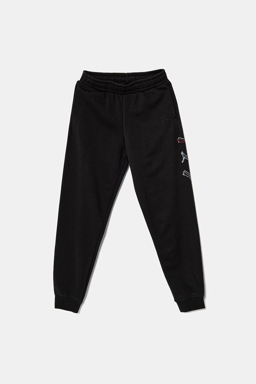 Bavlnené tepláky Puma ESS LOGO LAB Execution Sweatpants TR čierna farba, s potlačou, 685790