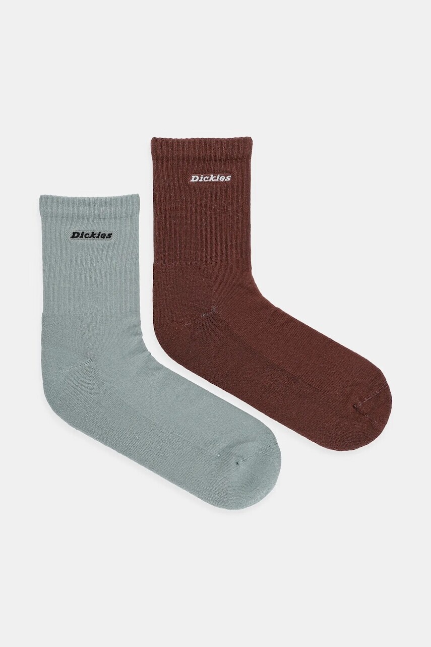 Ponožky Dickies 2-pak pánske, hnedá farba, DK0A4XJYK471