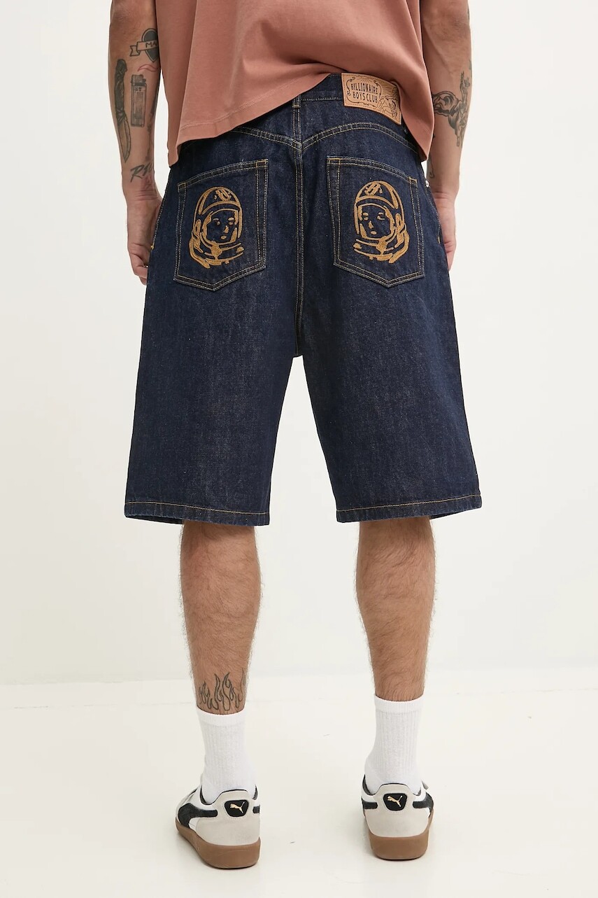 Rifľové krátke nohavice Billionaire Boys Club Astro Denim Short pánske, B25125