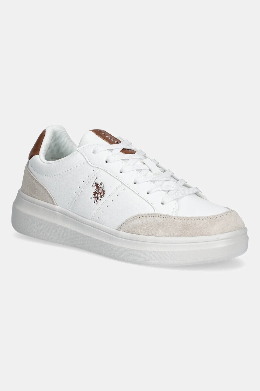Tenisky U.S. Polo Assn. CODY pánske, biela farba, CODY003M/5YS3