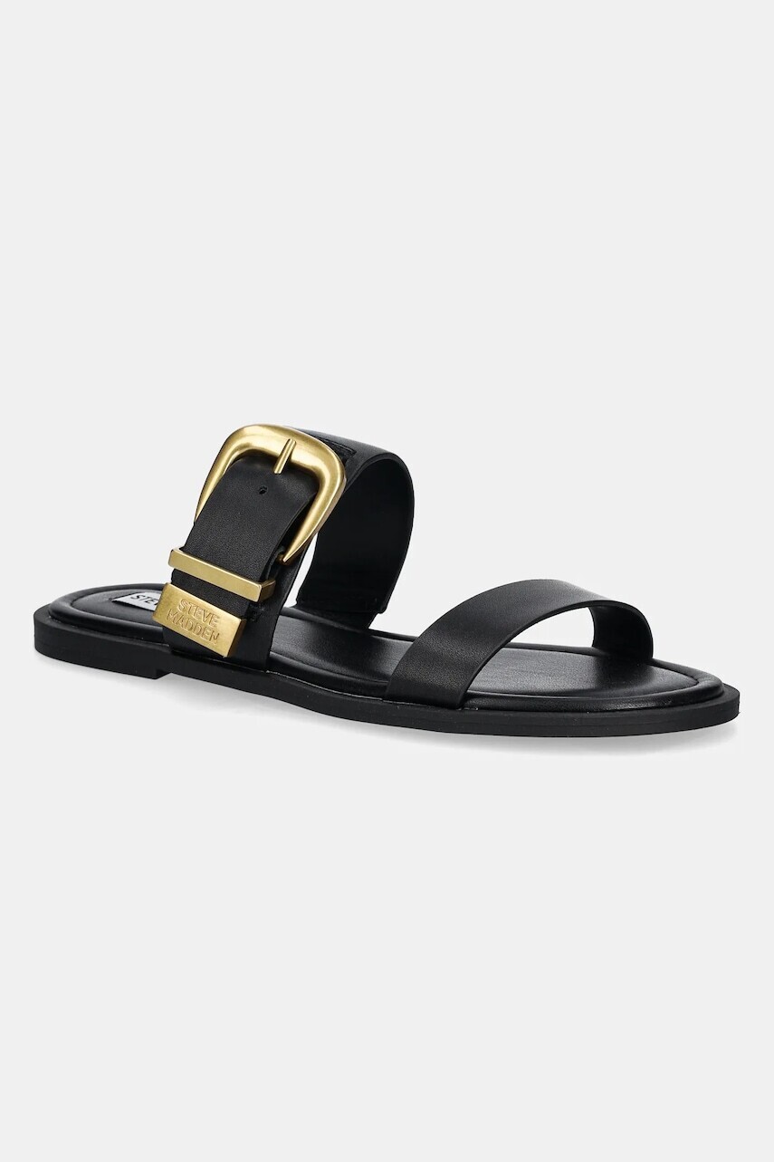 Šľapky Steve Madden Strider-E sandal dámske, čierna farba, SM19000139