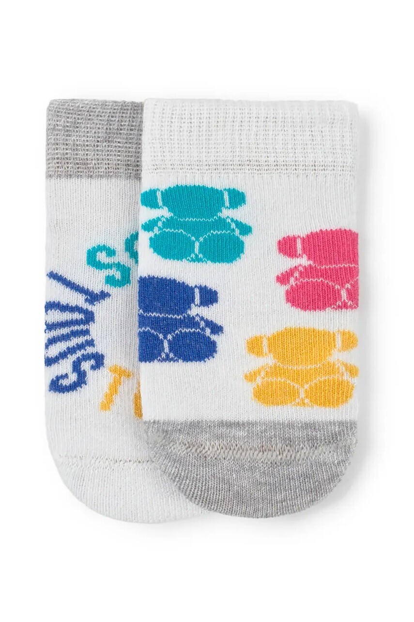 Detské ponožky Tous SSocks 2-pak biela farba, SSocks.2204
