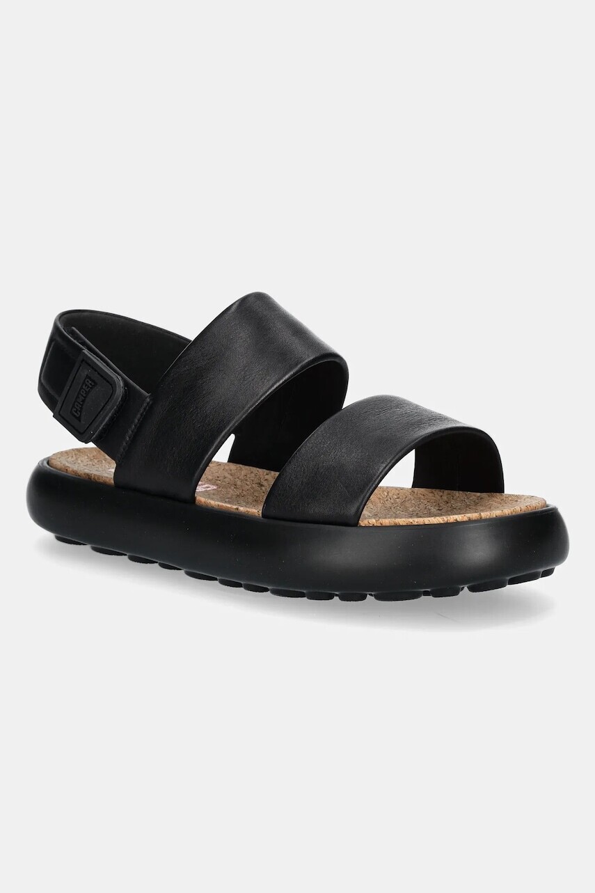 Kožené sandále Camper Pelotas Flota Sandal pánske, čierna farba, K101030-001