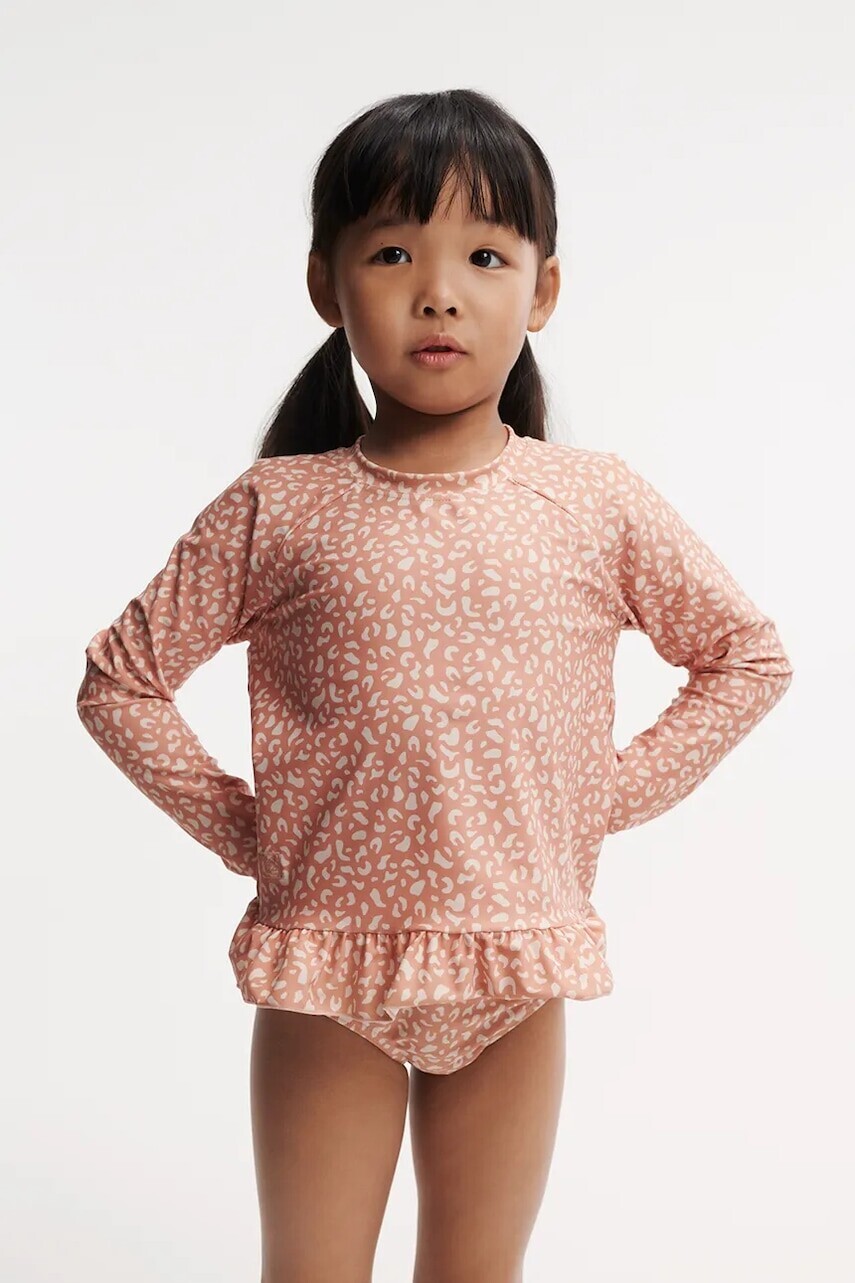 Dvojdielne detské plavky Liewood Dagny Swim Set oranžová farba, LW19668