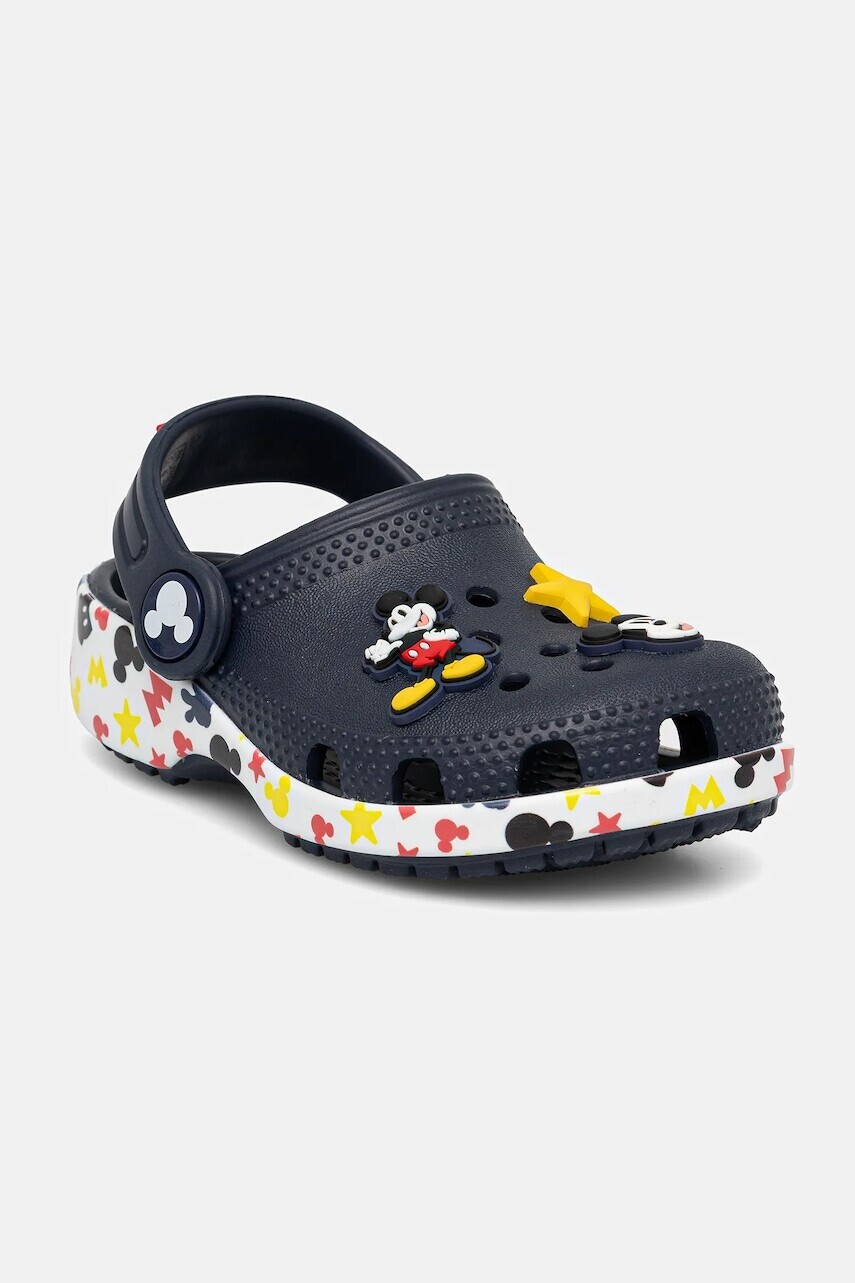 Detské šľapky Crocs CLASSIC MICKEY FRIENDS CLOG tmavomodrá farba, 210888