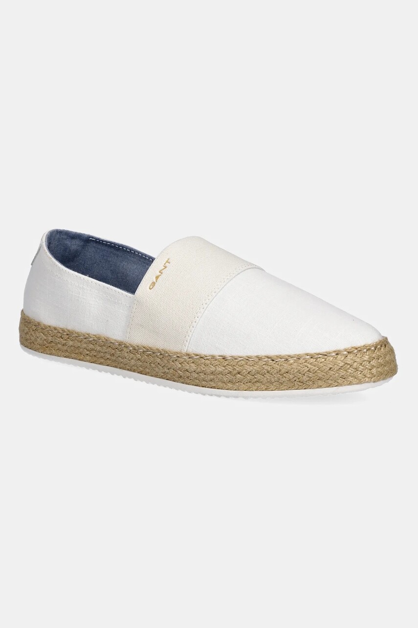 Espadrilky Gant Raffiaville biela farba, 30568943.G29