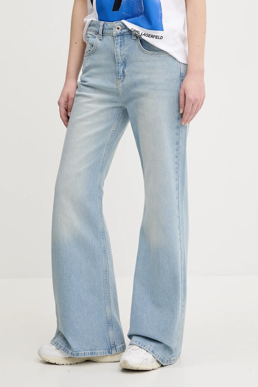 Rifle Karl Lagerfeld Jeans dámske, vysoký pás, A2W10087