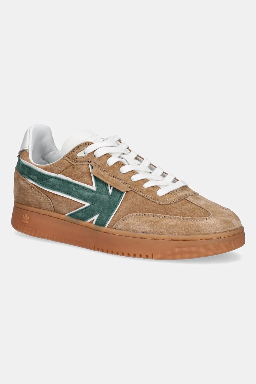 Semišové tenisky Kaotiko BOSTON V SUEDE pánske, hnedá farba, AQ005-04-2600