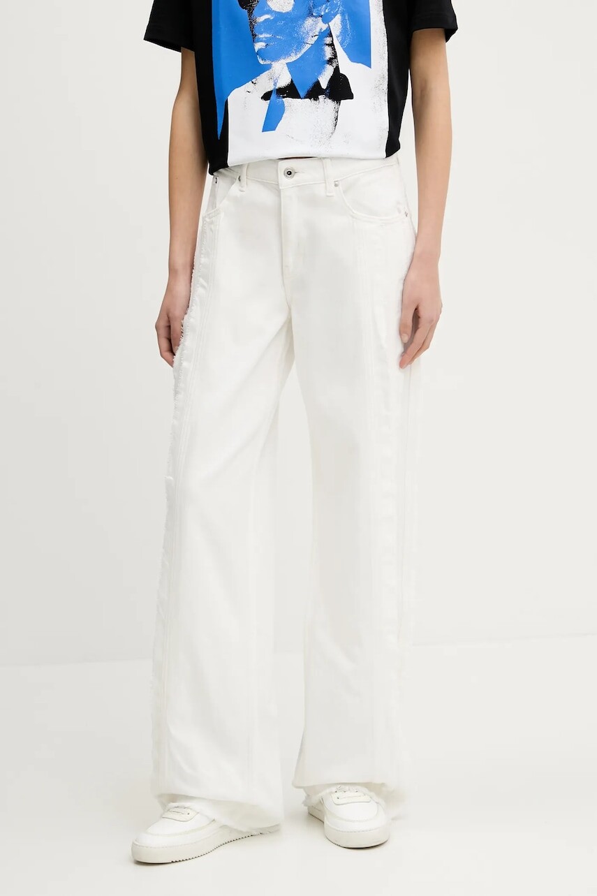 Rifle Karl Lagerfeld Jeans dámske, vysoký pás, A2W10049
