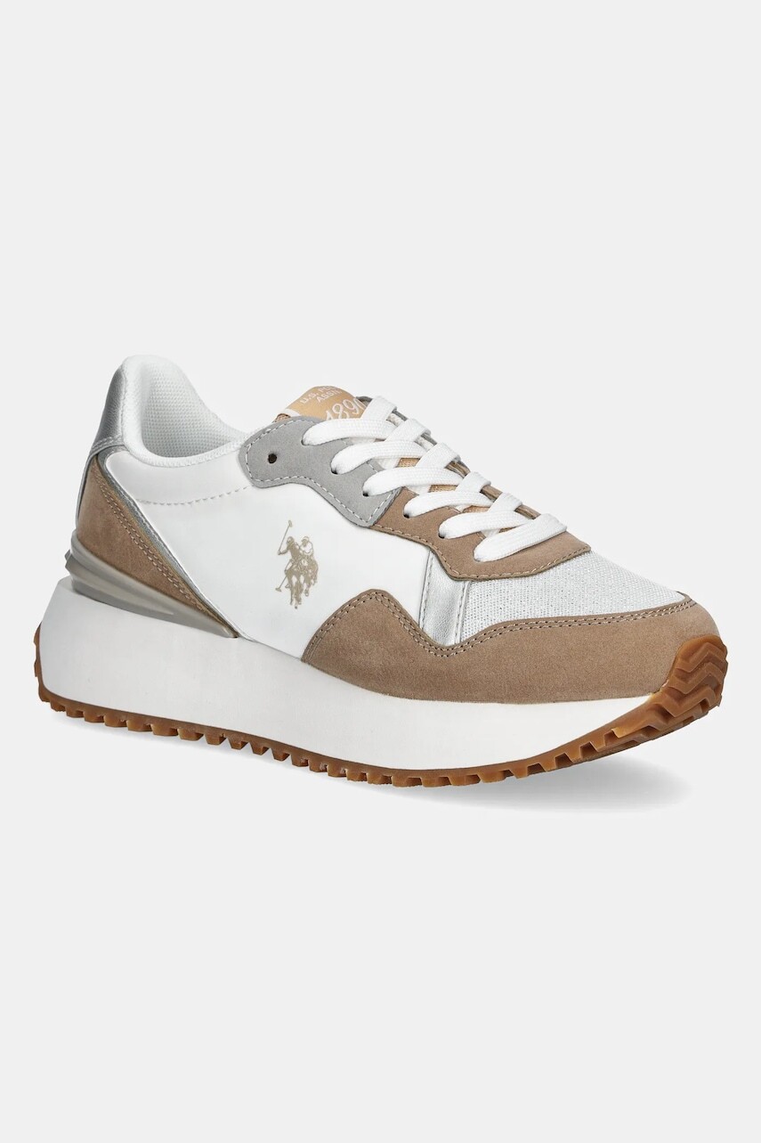 Tenisky U.S. Polo Assn. BAYLE dámske, hnedá farba, BAYLE003W/5TU1