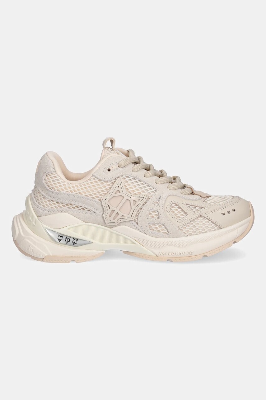 Tenisky Naked Wolfe Smash béžová farba, Smash Off-White Suede