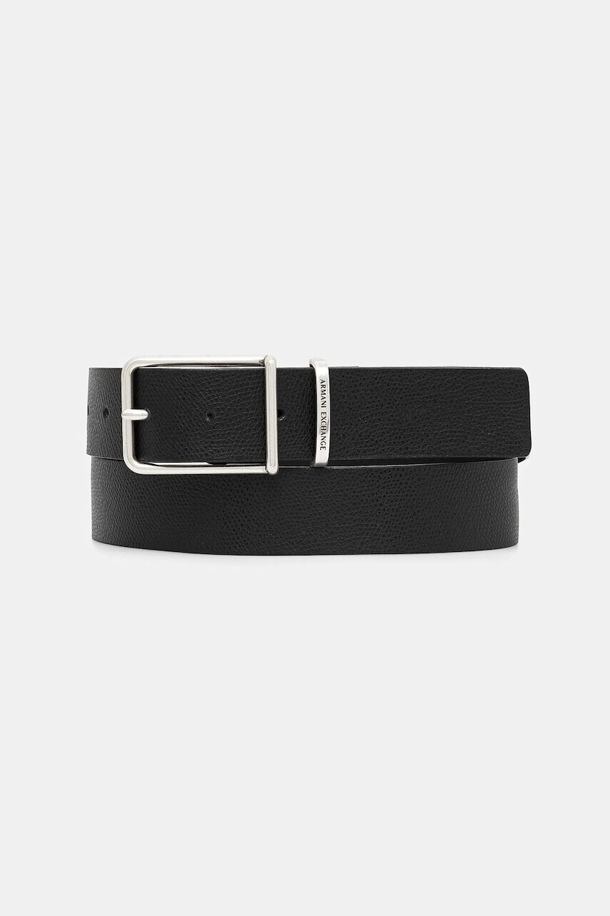 Opasok Armani Exchange čierna farba, XM000615 AF12714