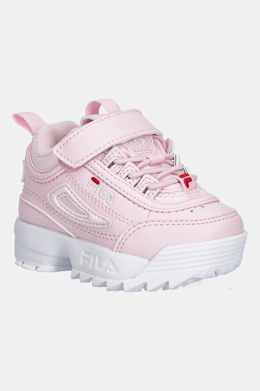 Detské tenisky Fila DISRUPTOR E F ružová farba, FFK0049