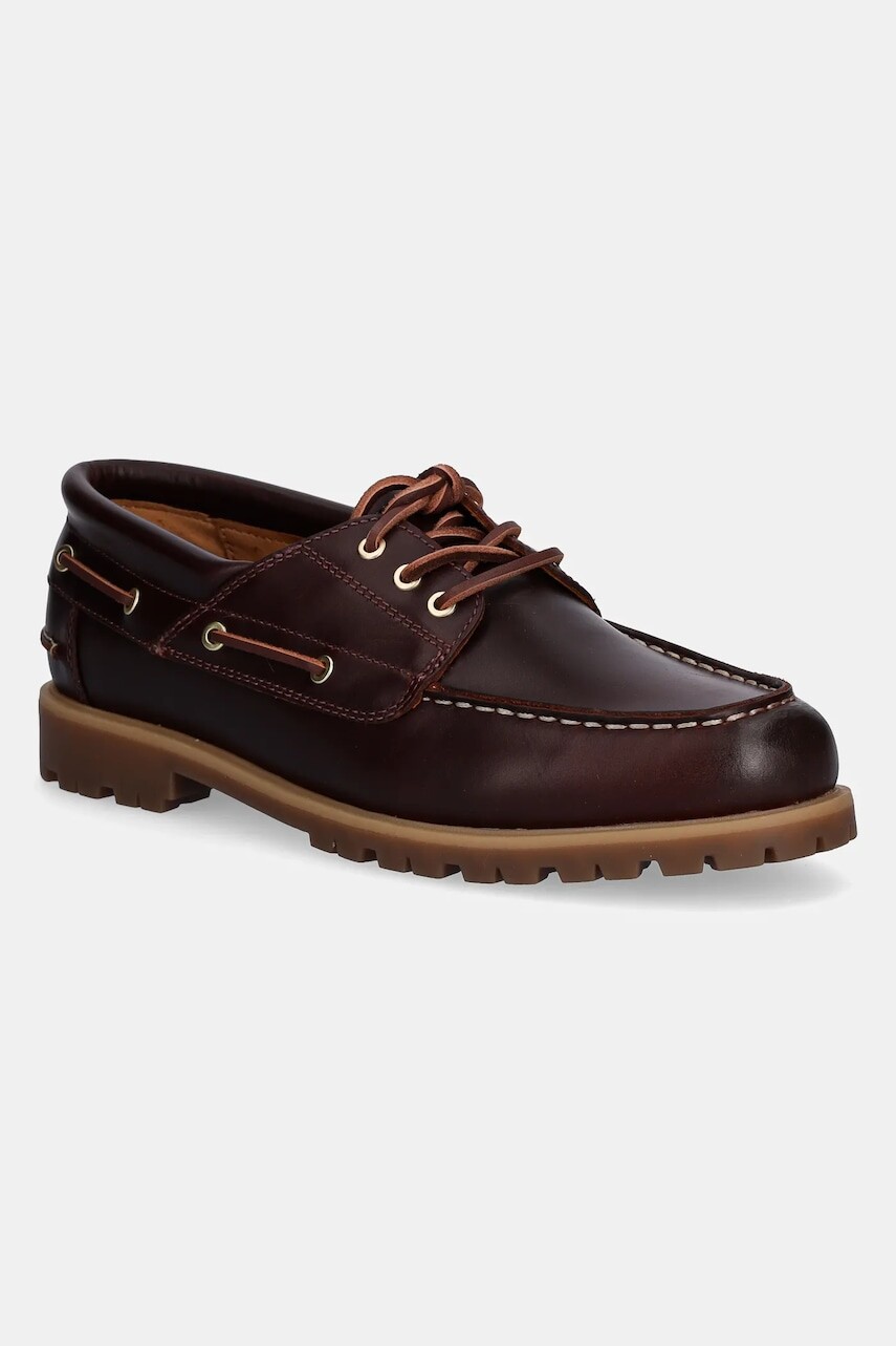 Kožené mokasíny Vagabond Shoemakers 5945-001-49 hnedá farba, na plochom podpätku, 5945-001-49