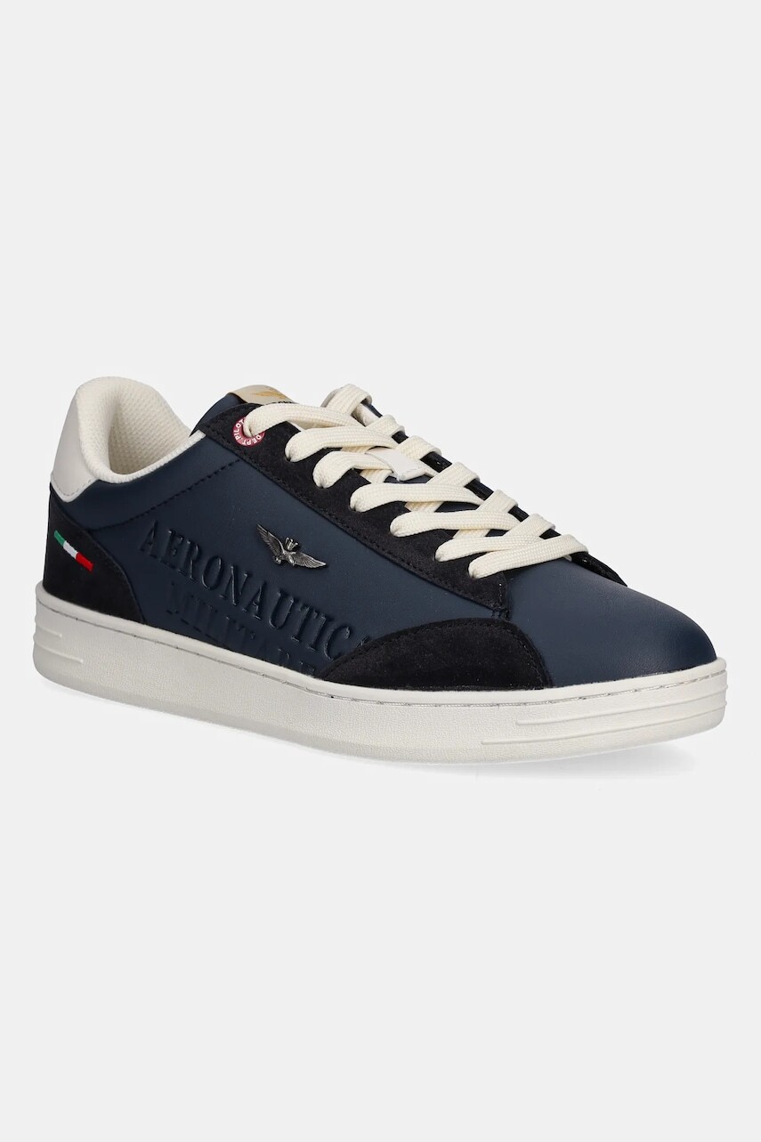 Tenisky Aeronautica Militare SC306CT3385 tmavomodrá farba, SC306CT3385