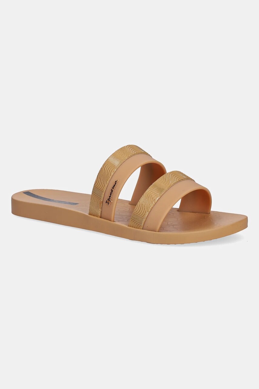 Šľapky Ipanema MESH SLIDE F hnedá farba, 83649-BB782